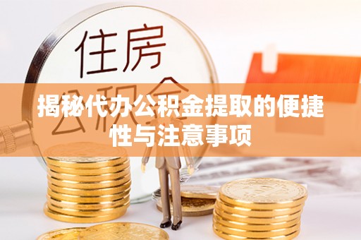 西海岸揭秘代办公积金提取的便捷性与注意事项