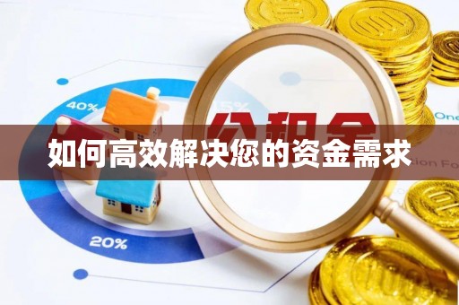 西海岸如何高效解决您的资金需求